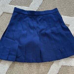 Le Coq Sportif Blue Mini Skater Skirt for Work